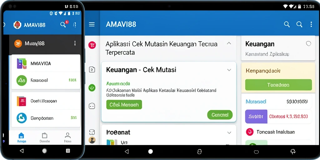 Tampilan antarmuka AMAVI88 untuk fungsi Cek Mutasi yang sederhana.
