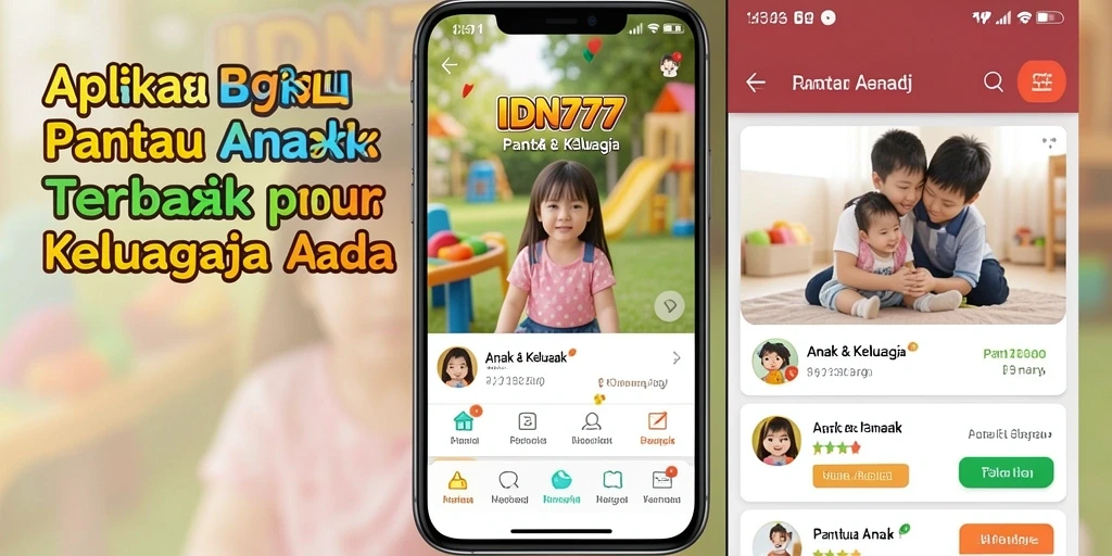 Tampilan antarmuka IDN777 yang intuitif dan ramah anak.