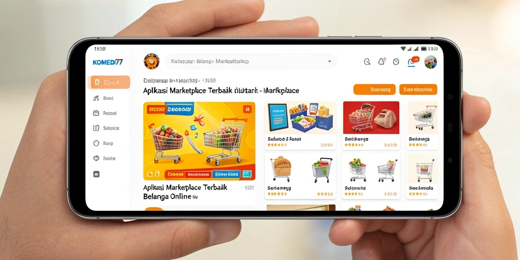 Tampilan antarmuka KOMEDI77 yang menarik dan fungsional untuk berbelanja.